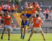 30 June 2018; Jamie Malone of Clare in action against Stephen Sheridan of Armagh during the GAA Football All-Ireland Senior Championship Round 3 match between Armagh and Clare at the Athletic Grounds in Armagh. Photo by Seb Daly/Sportsfile