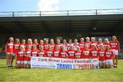 30 June 2018; The Cork squad prior to the GAA All-Ireland Minor A Ladies Football Semi-final match between Cork and Dublin at MacDonagh Park in Nenagh, Tipperary. Photo by Harry Murphy/Sportsfile