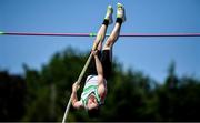 30 June 2018; Conor Birmingham of Raheny Shamrock A.C., Co. Dublin, competing in the U23 Men Pole Vault event during the Irish Life Health National Junior & U23 T&F Championships at Tullamore Harriers Stadium in Tullamore, Offaly. Photo by Sam Barnes/Sportsfile