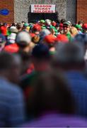 30 June 2018; Supporters queue to get into St Conleth's Park prior to the GAA Football All-Ireland Senior Championship Round 3 match between Kildare and Mayo at St Conleth's Park in Newbridge, Kildare. Photo by Stephen McCarthy/Sportsfile