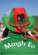 30 June 2018; A Mayo supporter waits to enter St Conleth's Park prior to the GAA Football All-Ireland Senior Championship Round 3 match between Kildare and Mayo at St Conleth's Park in Newbridge, Kildare. Photo by Stephen McCarthy/Sportsfile