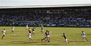 30 June 2018; Aidan O'Shea passes to his Mayo team-mate Colm Boyle, 6, during the GAA Football All-Ireland Senior Championship Round 3 match between Kildare and Mayo at St Conleth's Park in Newbridge, Kildare. Photo by Stephen McCarthy/Sportsfile