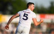 30 June 2018; Johnny Byrne of Kildare celebrates kicking a second half point during the GAA Football All-Ireland Senior Championship Round 3 match between Kildare and Mayo at St Conleth's Park in Newbridge, Kildare. Photo by Stephen McCarthy/Sportsfile