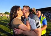 30 June 2018; Kildare manager Cian O'Neill is congratulated by his wife Tammy following the GAA Football All-Ireland Senior Championship Round 3 match between Kildare and Mayo at St Conleth's Park in Newbridge, Kildare. Photo by Stephen McCarthy/Sportsfile