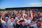 30 June 2018; Kildare supporters celebrate following the GAA Football All-Ireland Senior Championship Round 3 match between Kildare and Mayo at St Conleth's Park in Newbridge, Kildare. Photo by Stephen McCarthy/Sportsfile