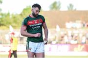 30 June 2018; Aidan O'Shea of Mayo after being sent off during the GAA Football All-Ireland Senior Championship Round 3 match between Kildare and Mayo at St Conleth's Park in Newbridge, Kildare. Photo by Stephen McCarthy/Sportsfile