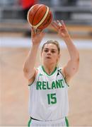 28 June 2018; Hannah Thornton of Ireland during the FIBA 2018 Women's European Championships for Small Nations Group B match between Ireland and Cyprus at Mardyke Arena, Cork, Ireland. Photo by Brendan Moran/Sportsfile