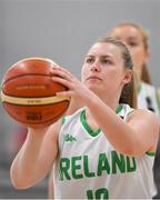 28 June 2018; Danielle O'Leary of Ireland during the FIBA 2018 Women's European Championships for Small Nations Group B match between Ireland and Cyprus at Mardyke Arena, Cork, Ireland. Photo by Brendan Moran/Sportsfile