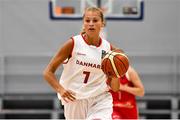 30 June 2018; Emilie Hesseldal of Denmark during the FIBA 2018 Women's European Championships for Small Nations semi-final match between Denmark and Norway at Mardyke Arena, Cork, Ireland. Photo by Brendan Moran/Sportsfile