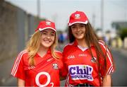 1 July 2018; Cork supporters Sinead O'Riordan, left, and Roisin Neenan, from Mallow, Co Cork, prior to the Munster GAA Hurling Senior Championship Final match between Cork and Clare at Semple Stadium in Thurles, Tipperary. Photo by Eóin Noonan/Sportsfile