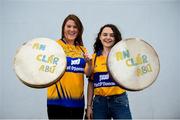 1 July 2018; Clare supporters Anna Farrigan, left, and her niece Leah Farrigan from Ennis, Co Clare, prior to the Munster GAA Hurling Senior Championship Final match between Cork and Clare at Semple Stadium in Thurles, Tipperary. Photo by David Fitzgerald/Sportsfile