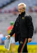 1 July 2018; Carlow manager Colm Bonnar ahead of the Joe McDonagh Cup Final match between Westmeath and Carlow at Croke Park in Dublin. Photo by Ramsey Cardy/Sportsfile