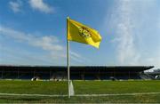 1 July 2018; A general view of the stadium as a sideline flag flutters in the wind before the Munster GAA Hurling Senior Championship Final match between Cork and Clare at Semple Stadium in Thurles, Tipperary. Photo by Ray McManus/Sportsfile