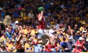 1 July 2018; Seamus Harnedy of Cork celebrates after scoring his side's second goal during the Munster GAA Hurling Senior Championship Final match between Cork and Clare at Semple Stadium in Thurles, Tipperary. Photo by David Fitzgerald/Sportsfile