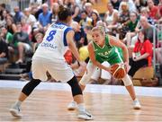 1 July 2018; Sarah Woods of Ireland in action against Stavroula Koniali of Cyprus during the FIBA 2018 Women's European Championships for Small Nations Classification 5-6 match between Cyprus and Ireland at Mardyke Arena, Cork, Ireland. Photo by Brendan Moran/Sportsfile