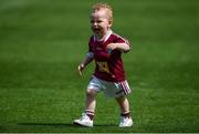 1 July 2018; Tadhg Price, aged 2, son of Eoin Price of Westmeath after the Joe McDonagh Cup Final match between Westmeath and Carlow at Croke Park in Dublin. Photo by Daire Brennan/Sportsfile