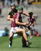 1 July 2018; Adrian Tuohey of Galway in action against Ger Aylward of Kilkenny during the Leinster GAA Hurling Senior Championship Final match between Kilkenny and Galway at Croke Park in Dublin. Photo by Ramsey Cardy/Sportsfile