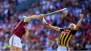 1 July 2018; Padraig Walsh of Kilkenny in action against Niall Burke of Galway during the Leinster GAA Hurling Senior Championship Final match between Kilkenny and Galway at Croke Park in Dublin. Photo by Stephen McCarthy/Sportsfile