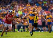 1 July 2018; Jason McCarthy of Clare in action against Sean O'Donoghue of Cork during the Munster GAA Hurling Senior Championship Final match between Cork and Clare at Semple Stadium in Thurles, Tipperary. Photo by Eóin Noonan/Sportsfile