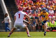 1 July 2018; Podge Collins of Clare in action against Anthony Nash of Cork during the Munster GAA Hurling Senior Championship Final match between Cork and Clare at Semple Stadium in Thurles, Tipperary. Photo by Eóin Noonan/Sportsfile