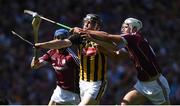 1 July 2018; Walter Walsh of Kilkenny is tackled by Gearóid McInerney of Galway during the Leinster GAA Hurling Senior Championship Final match between Kilkenny and Galway at Croke Park in Dublin. Photo by Ramsey Cardy/Sportsfile