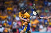1 July 2018; David Reidy of Clare shoots to score his side's first goal during the Munster GAA Hurling Senior Championship Final match between Cork and Clare at Semple Stadium in Thurles, Tipperary. Photo by David Fitzgerald/Sportsfile
