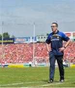 1 July 2018; Clare joint-manager Gerry O'Connor during the final minutes of the the Munster GAA Hurling Senior Championship Final match between Cork and Clare at Semple Stadium in Thurles, Tipperary. Photo by David Fitzgerald/Sportsfile