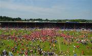 1 July 2018; Cork fans invade the pitch following the Munster GAA Hurling Senior Championship Final match between Cork and Clare at Semple Stadium in Thurles, Tipperary. Photo by David Fitzgerald/Sportsfile