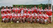 1 July 2018; O Donovan Rossa GAC, Co Cork, team prior to the John West Féile Peil na nÓg National Competitions 2018 match between ODonovan Rossa GAC and New York at Stamullen GAA in Meath. This is the third year that the Féile na nGael and Féile Peile na nÓg have been sponsored by John West, one of the world’s leading suppliers of fish. The competition gives up-and-coming GAA superstars the chance to participate and play in their respective Féile tournament, at a level which suits their age, skills and strengths. Photo by Harry Murphy/Sportsfile