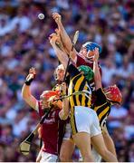 1 July 2018; Conor Whelan, left, and Conor Cooney of Galway compete against Kilkenny players, from left, Padraig Walsh, Paul Murphy and Cillian Buckley during the Leinster GAA Hurling Senior Championship Final match between Kilkenny and Galway at Croke Park in Dublin. Photo by Stephen McCarthy/Sportsfile