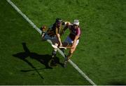 1 July 2018; Daithí Burke of Galway in action against Walter Walsh of Kilkenny during the Leinster GAA Hurling Senior Championship Final match between Kilkenny and Galway at Croke Park in Dublin. Photo by Daire Brennan/Sportsfile