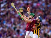 1 July 2018; Adrian Tuohey of Galway in action against Ger Aylward of Kilkenny during the Leinster GAA Hurling Senior Championship Final match between Kilkenny and Galway at Croke Park in Dublin. Photo by Stephen McCarthy/Sportsfile