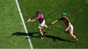 1 July 2018; Aidan Harte of Galway in action against Martin Keoghan of Kilkenny during the Leinster GAA Hurling Senior Championship Final match between Kilkenny and Galway at Croke Park in Dublin. Photo by Daire Brennan/Sportsfile