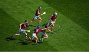 1 July 2018; Ger Aylward of Kilkenny in action against Johnny Coen of Galway during the Leinster GAA Hurling Senior Championship Final match between Kilkenny and Galway at Croke Park in Dublin. Photo by Daire Brennan/Sportsfile