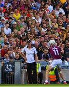1 July 2018; Kilkenny manager Brian Cody watches a late free by Joe Canning of Galway during the Leinster GAA Hurling Senior Championship Final match between Kilkenny and Galway at Croke Park in Dublin. Photo by Ramsey Cardy/Sportsfile