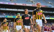 1 July 2018; Kilkenny captain Cillian Buckley leads his side during the pre-match parade ahead of the Leinster GAA Hurling Senior Championship Final match between Kilkenny and Galway at Croke Park in Dublin. Photo by Ramsey Cardy/Sportsfile