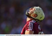 1 July 2018; Joe Canning of Galway reacts after a missed chance during the Leinster GAA Hurling Senior Championship Final match between Kilkenny and Galway at Croke Park in Dublin. Photo by Ramsey Cardy/Sportsfile