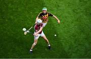 1 July 2018; Joe Canning of Galway in action against Paddy Deegan of Kilkenny during the Leinster GAA Hurling Senior Championship Final match between Kilkenny and Galway at Croke Park in Dublin. Photo by Daire Brennan/Sportsfile