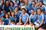 1 July 2018; Dublin players celebrate after the TG4 Leinster Ladies Senior Football Final match between Dublin and Westmeath at Netwatch Cullen Park in Carlow. Photo by Piaras Ó Mídheach/Sportsfile