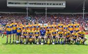 1 July 2018; The Clare squad prior to the Munster GAA Hurling Senior Championship Final match between Cork and Clare at Semple Stadium in Thurles, Tipperary. Photo by Ray McManus/Sportsfile