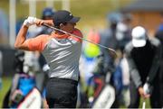 2 July 2018; Rory McIlroy of Northern Ireland on the practice range ahead of the Irish Open Golf Championship at Ballyliffin in Donegal. Photo by Oliver McVeigh/Sportsfile