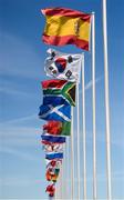 2 July 2018; A general view of international flags at Ballyliffin Golf Club ahead of the Irish Open Golf Championship at Ballyliffin in Donegal. Photo by Oliver McVeigh/Sportsfile