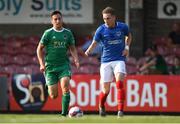 2 July 2018; Ronan Curtis of Portsmouth in action against Pierce Phillips of Cork City during the pre-season friendly match between Cork City and Portsmouth at Turners Cross in Cork. Photo by Harry Murphy/Sportsfile
