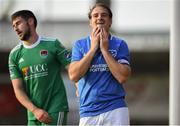 2 July 2018; Brett Pitman of Portsmouth reacts during the pre-season friendly match between Cork City and Portsmouth at Turners Cross in Cork. Photo by Harry Murphy/Sportsfile