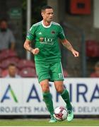 2 July 2018; Damien Delaney of Cork City in action during the pre-season friendly match between Cork City and Portsmouth at Turners Cross in Cork. Photo by Harry Murphy/Sportsfile