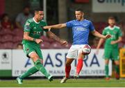 2 July 2018; Damien Delaney of Cork City in action against Conor Chaplin of Portsmouth during the pre-season friendly match between Cork City and Portsmouth at Turners Cross in Cork. Photo by Harry Murphy/Sportsfile