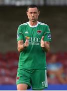 2 July 2018; Damien Delaney of Cork City during the pre-season friendly match between Cork City and Portsmouth at Turners Cross, in Cork. Photo by Harry Murphy/Sportsfile