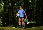 3 July 2018; Breaking new ground: Top inter-county stars took in the breath-taking scenery at Mullaghmeen Forest in county Westmeath, to launch the revamped 2018 TG4 All-Ireland championships. TG4 have announced a four-year extension of their sponsorship of the Ladies Football championships, with the new deal set to last until the conclusion of the 2022 season. 17 Ladies Football championship games will be broadcast this summer exclusively live on TG4, with the senior and intermediate championships to be played on a new, round-robin basis. Pictured is Niamh McEvoy of Dublin at Mullaghmeen Forest, Co. Westmeath.  Photo by Seb Daly/Sportsfile