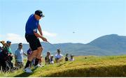 4 July 2018; Kerry footballer Kieran Donaghy on the 16th hole during the Pro-Am round ahead of the Irish Open Golf Championship at Ballyliffin Golf Club in Ballyliffin, Co. Donegal. Photo by Ramsey Cardy/Sportsfile