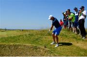 4 July 2018; Rory McIlroy of Northern Ireland on the 16th hole during the Pro-Am round ahead of the Irish Open Golf Championship at Ballyliffin Golf Club in Ballyliffin, Co. Donegal. Photo by Ramsey Cardy/Sportsfile